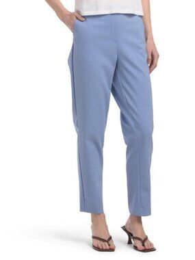 COUNTERPARTS Slim Ankle Pants With Pockets